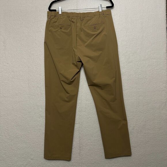 Polo Ralph Lauren Straight Fit Tan Nylon Pants Mens 36x34 Stretch Classic Golf - Picture 2 of 12